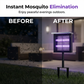 🦟 Keep Your Yard Bug-Free ☀️ Solar-Powered Outdoor Bug Zapper
