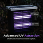 🦟 Keep Your Yard Bug-Free ☀️ Solar-Powered Outdoor Bug Zapper