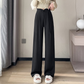 👖 LIMITED-TIME 50% OFF! ✨ High-Waist Wide-Leg Pants – Frog Button, Slenderizing, Anti-Wrinkle 🍃