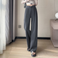 👖 LIMITED-TIME 50% OFF! ✨ High-Waist Wide-Leg Pants – Frog Button, Slenderizing, Anti-Wrinkle 🍃