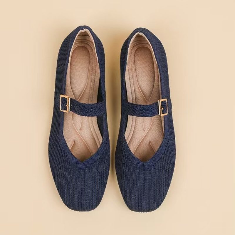 Elegance never goes out of style✨Breathable Square Toe Ballet Flats