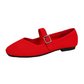 Elegance never goes out of style✨Breathable Square Toe Ballet Flats