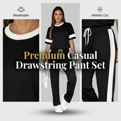 💥NEW HOT SALE💥Women’s Comfortable Drawstring Waist Pant Set
