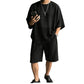 Men's Casual Oversized Shirt and Shorts Set