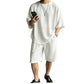 Men's Casual Oversized Shirt and Shorts Set