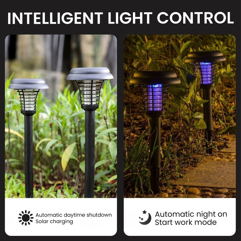 ☀️Solar Mosquito Zapper Light ✨– Outdoor Garden Stake Lamp, UV Insect Killer & Solar Pathway Light🦟🚫