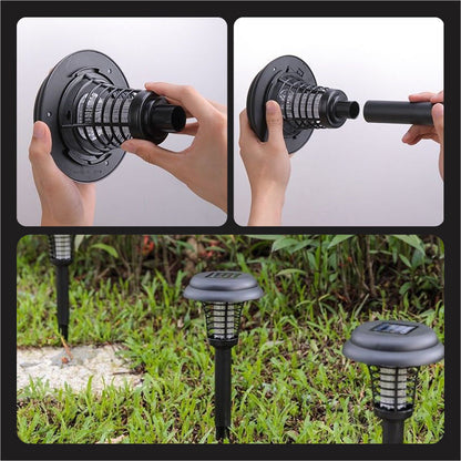 ☀️Solar Mosquito Zapper Light ✨– Outdoor Garden Stake Lamp, UV Insect Killer & Solar Pathway Light🦟🚫