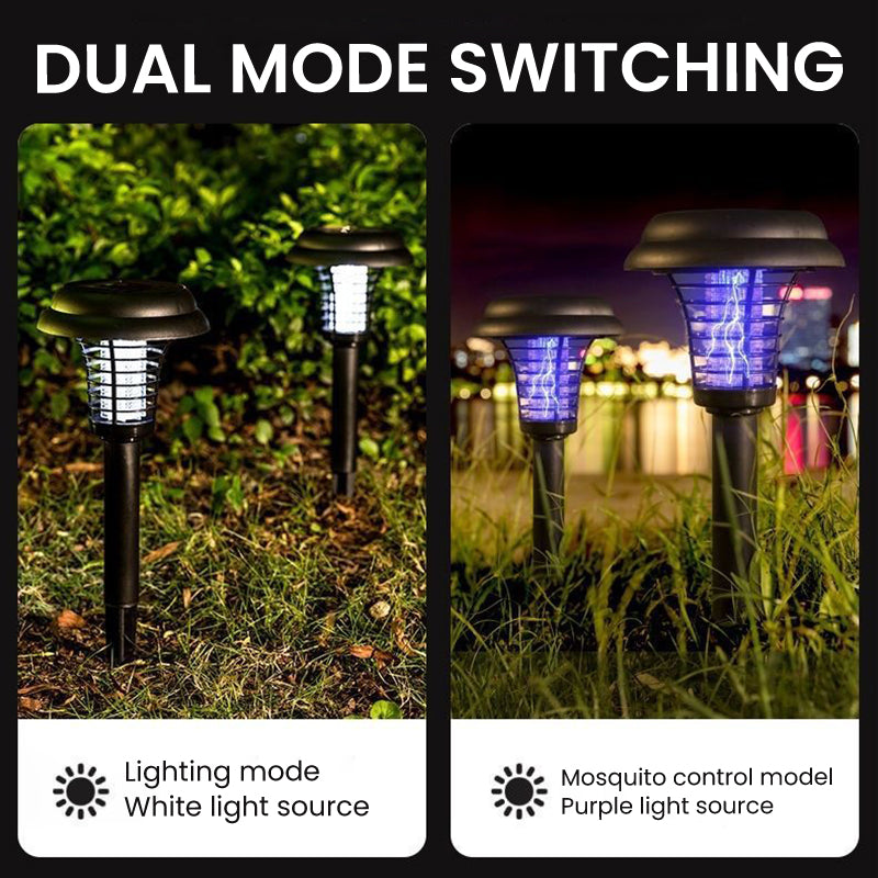 ☀️Solar Mosquito Zapper Light ✨– Outdoor Garden Stake Lamp, UV Insect Killer & Solar Pathway Light🦟🚫