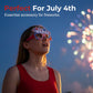 🔥Limited TimePromotion 49% OFF-Funny Flag Party Photo Prop Glasses 6-Piece Set