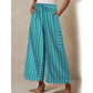 🔥Limited-time offer-Women's Striped Wide-Leg Drawstring Pants