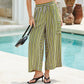 🔥Limited-time offer-Women's Striped Wide-Leg Drawstring Pants