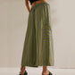 🔥Limited-time offer-Women's Striped Wide-Leg Drawstring Pants