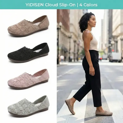 ⏰Last Day Special Offer: 29.99!!💥Women's Breathable Woven Slip-On Flats