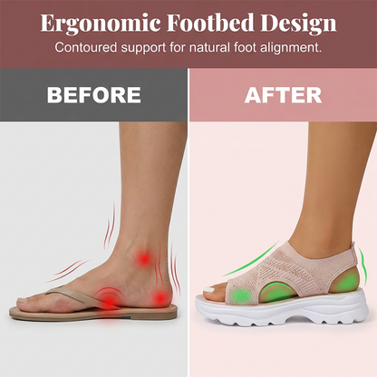🔥Limited TimePromotion 49% OFF-Women's Breathable Mesh Platform Sandals
