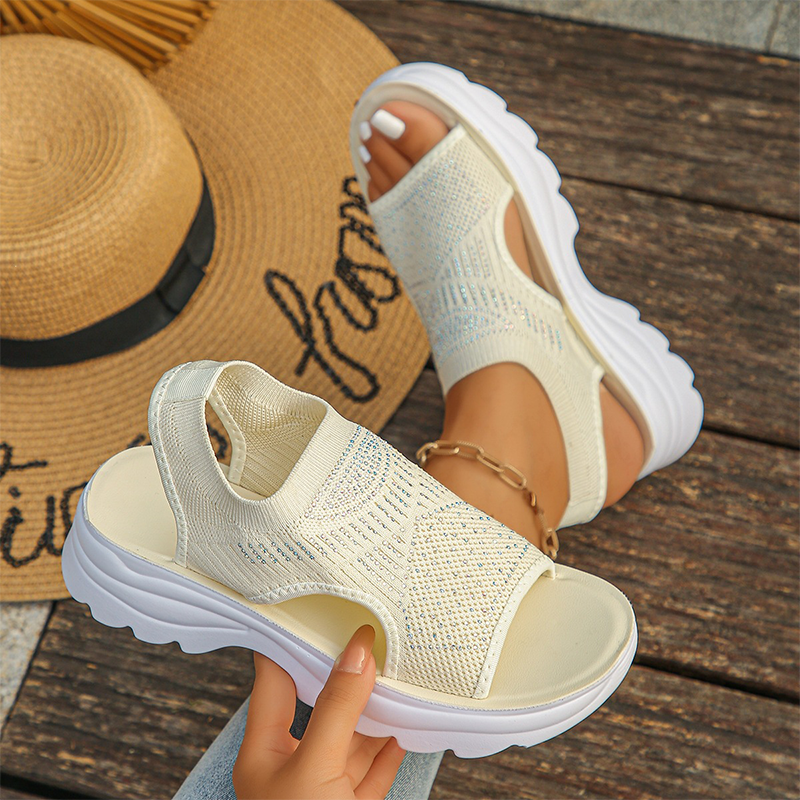 🔥Limited TimePromotion 49% OFF-Women's Breathable Mesh Platform Sandals