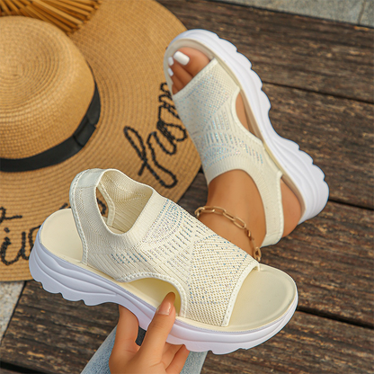 🔥Limited TimePromotion 49% OFF-Women's Breathable Mesh Platform Sandals