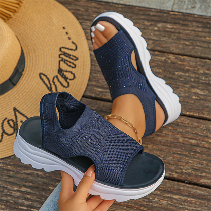 🔥Limited TimePromotion 49% OFF-Women's Breathable Mesh Platform Sandals