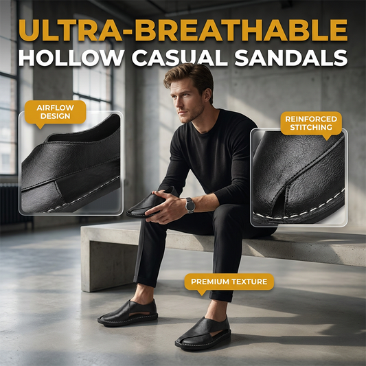 Men's Casual Breathable Hollow-Out Sandals