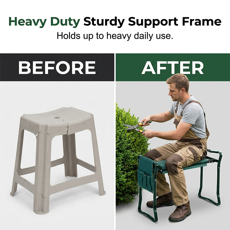 Foldable Heavy Duty Garden Kneeler