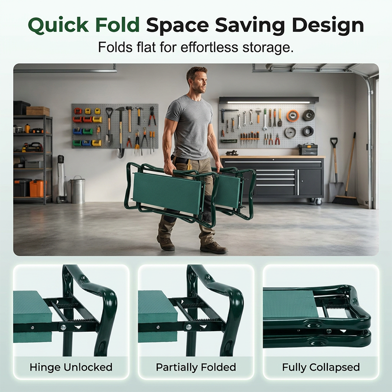 Foldable Heavy Duty Garden Kneeler
