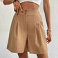 Women's Summer High-Waist Wide-Leg Short Pants