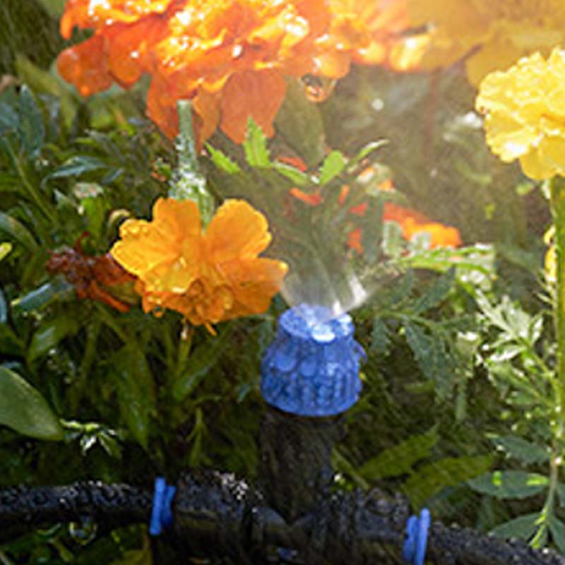 Drip Irrigation Kit with Adjustable Emitters