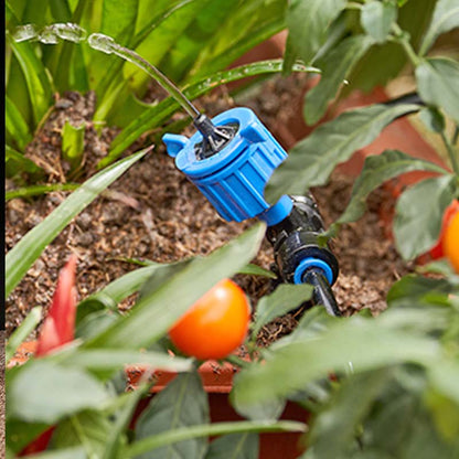 Drip Irrigation Kit with Adjustable Emitters