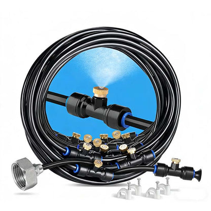 Drip Irrigation Kit with Adjustable Emitters