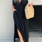 💗 SLIT V-NECK EFFORTLESS MAXI LONG DRESS