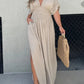 💗 SLIT V-NECK EFFORTLESS MAXI LONG DRESS