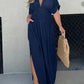 💗 SLIT V-NECK EFFORTLESS MAXI LONG DRESS