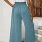 Women's Casual Overlap Wide Leg Pants