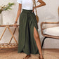 Women's Casual Overlap Wide Leg Pants