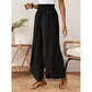 Women's Casual Overlap Wide Leg Pants