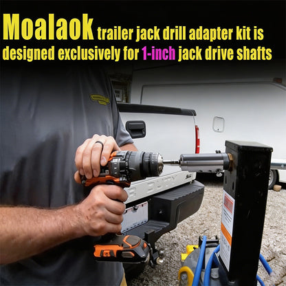 Trailer Jack Drill Adapter Set