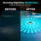 Solar-Powered Floating Pool Light with Remote