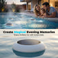Solar-Powered Floating Pool Light with Remote