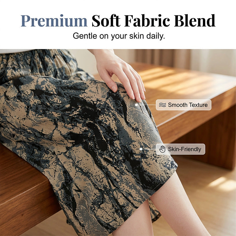 Women's Summer Wide-Leg Capri Pants