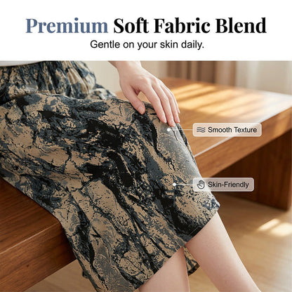 Women's Summer Wide-Leg Capri Pants
