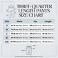 Women's Casual Cropped Pants with Button Detail