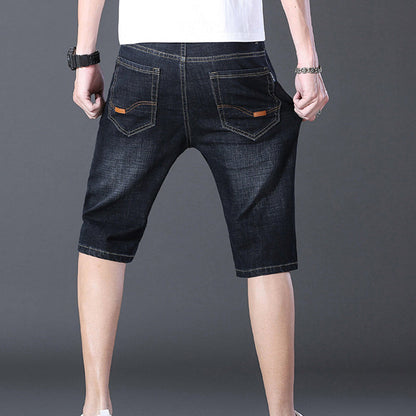 Men's Breathable Stretch Denim Shorts