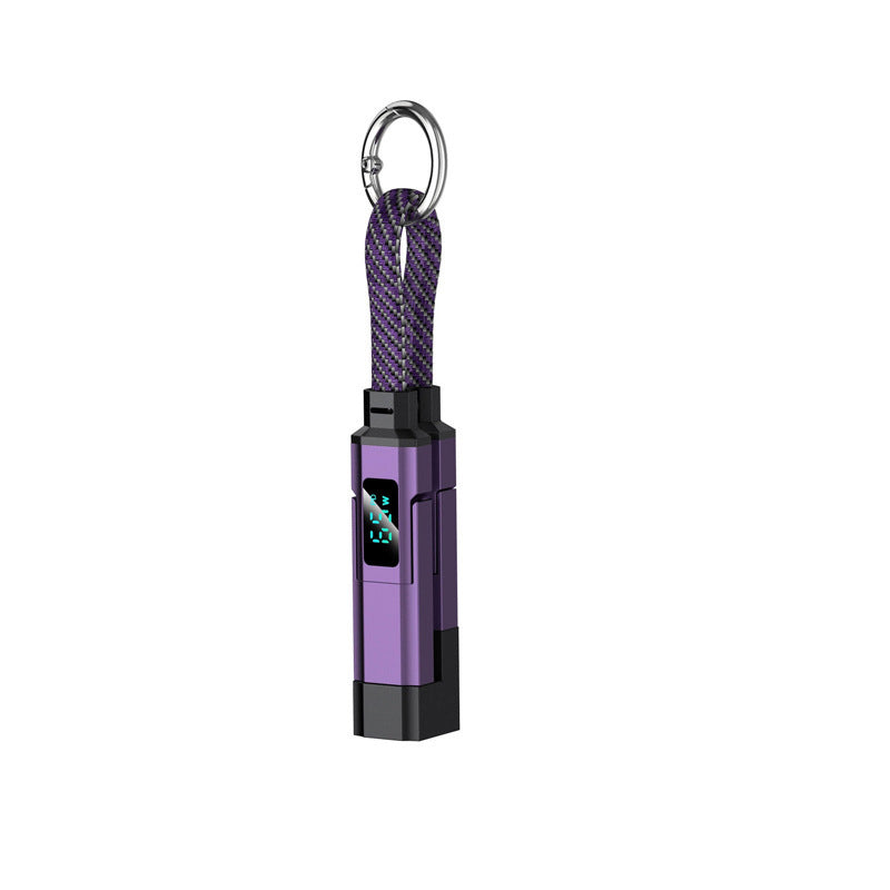 🔥HOT SALE50% OFF🔥4-in-1 Digital Display Keychain Charging Cable