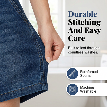 🔥HOT SALE 50% OFF🔥Women's Casual Short Sleeve Denim Romper