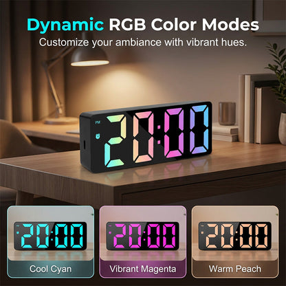 🎉 Last Day Promotion-50% OFF-LED Digital Alarm Clock with Mirror Surface