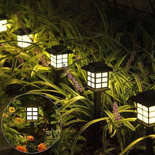 Vintage Waterproof Solar Garden Stake Light