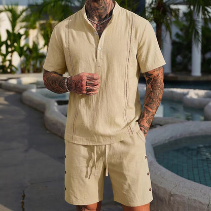 Men's Breathable Casual Two-Piece Set