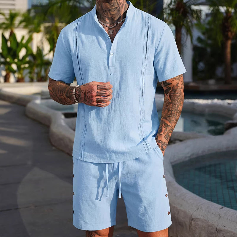 Men's Breathable Casual Two-Piece Set