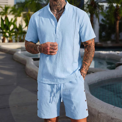 Men's Breathable Casual Two-Piece Set