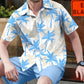 Men's Tropical Print Shirt & Shorts Set