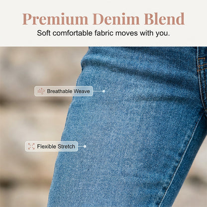 🎁 Hot Sale 50% OFF 🔥Women's Casual High Waist Stretch Capri Jeans